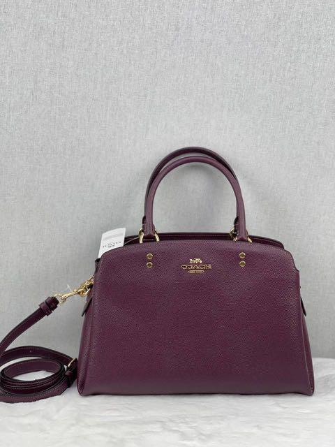 boysenberry coach purse