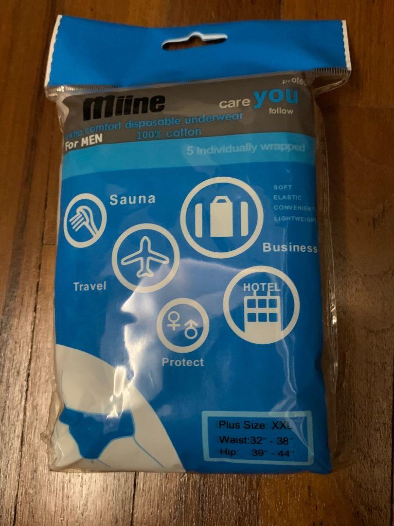 Mens disposable underwear xxl clearance