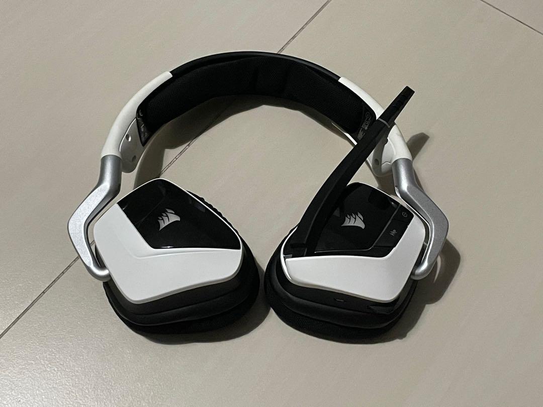 Corsair Void Pro RGB Wireless Gaming Headset Dolby 7.1 Surround Sound Headphones for PC Discord Certified 50mm Drivers Audio Headphones Headsets on Carousell