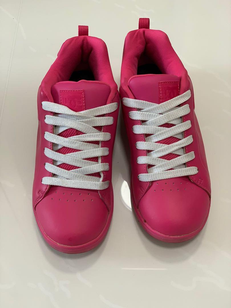 DC Hot Pink Sneakers Women s Fashion Footwear Sneakers on Carousell