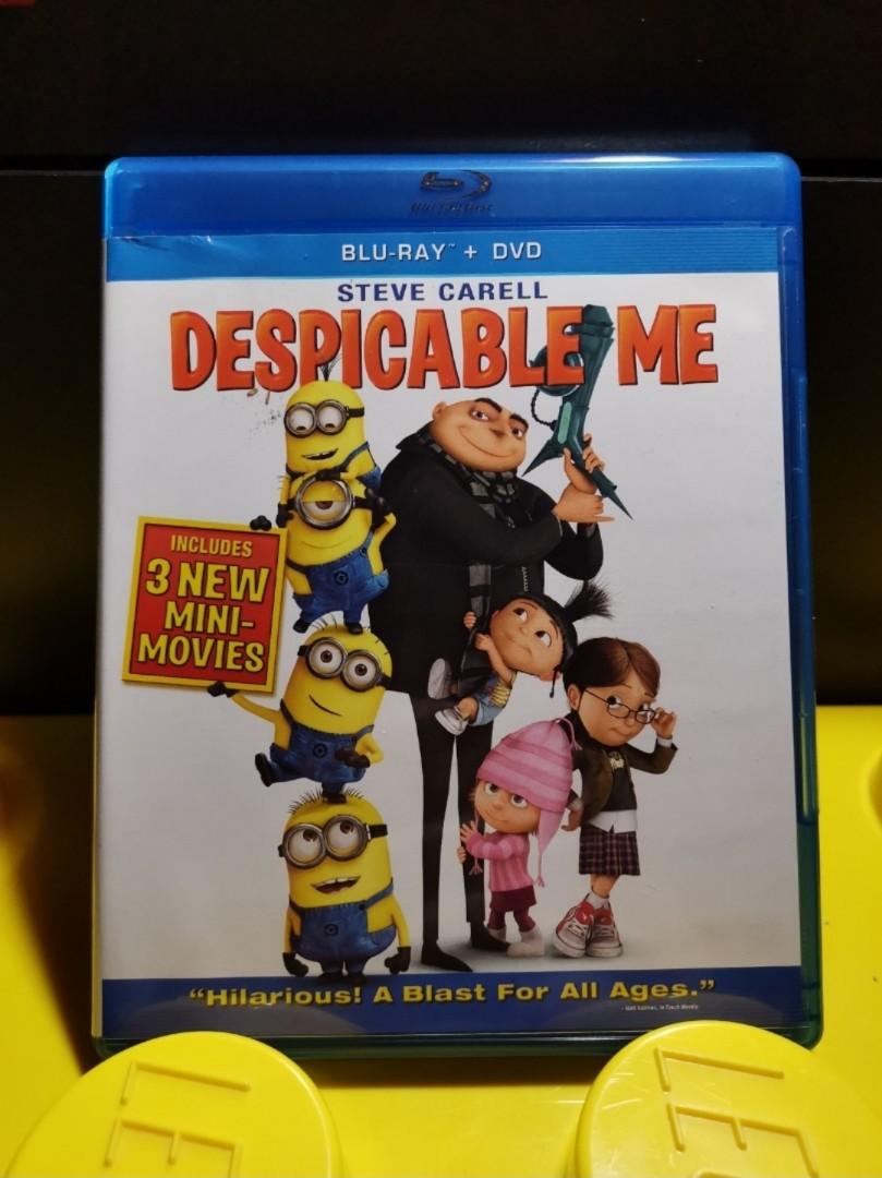 Despicable Me Blu Ray And Dvd Tv Home Appliances Tv Entertainment Blu Ray Media Players On Carousell