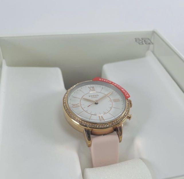 FOSSIL Hybrid Smartwatch Jacqueline Blush Silicone Women s