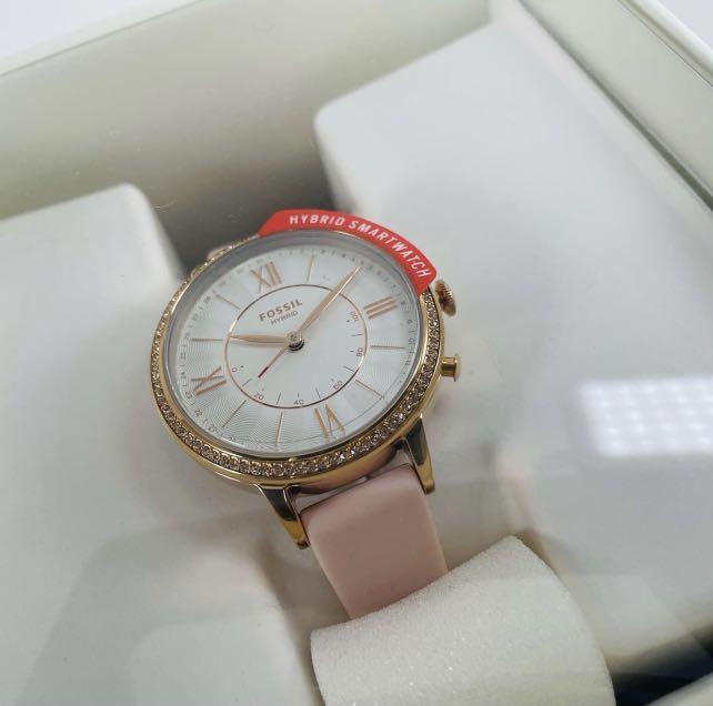 FOSSIL Hybrid Smartwatch Jacqueline Blush Silicone Women s