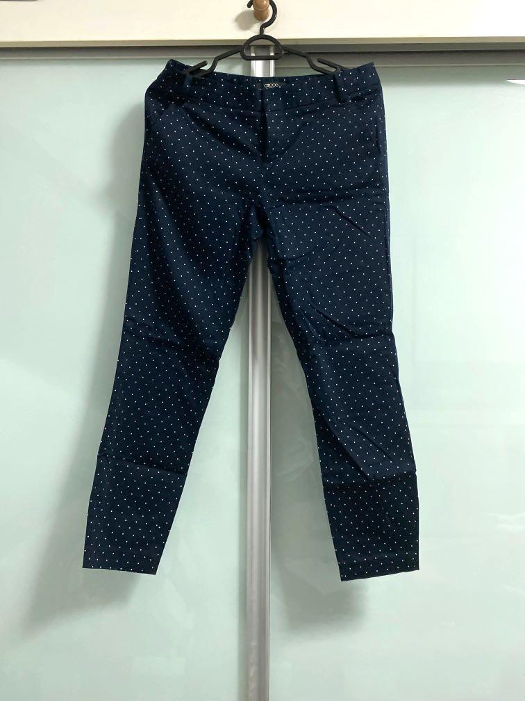 Polka Dot Work Pants - A Day In The Lalz