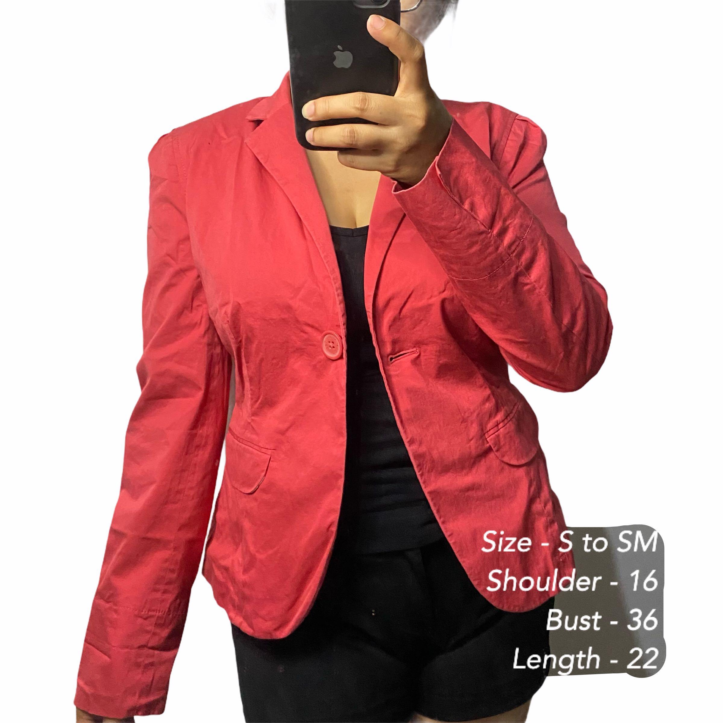 red blazer size 22