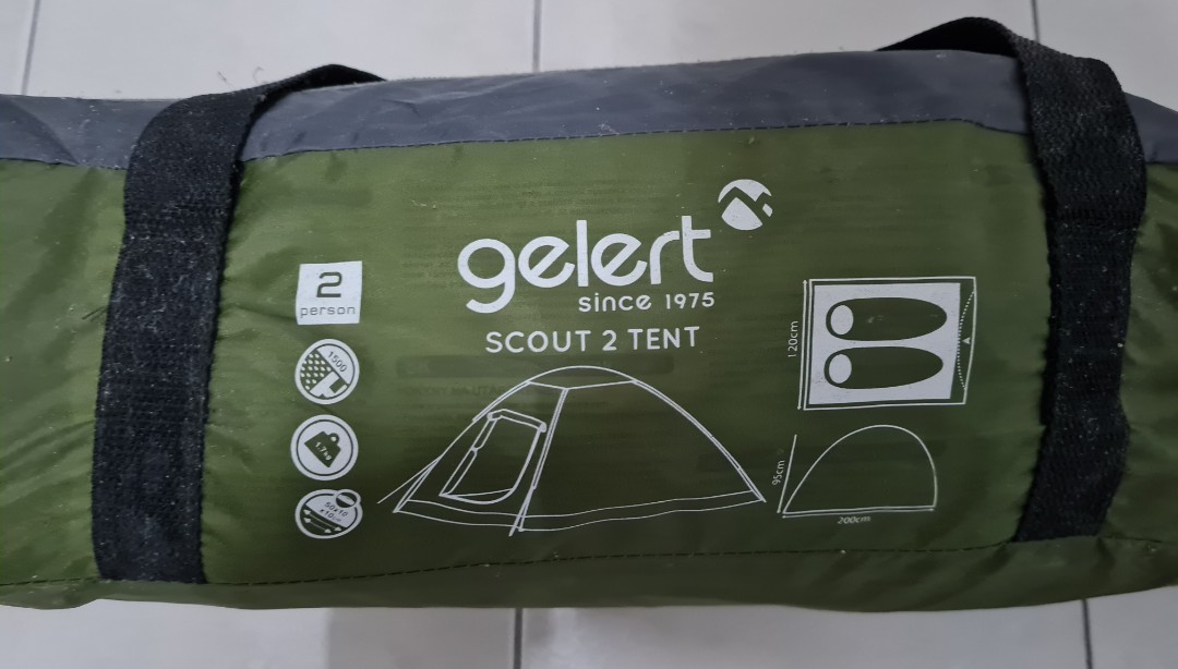 Gelert scout hot sale 2 tent