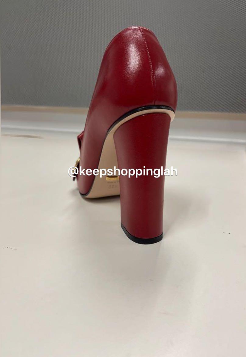 Red gucci hotsell marmont shoes