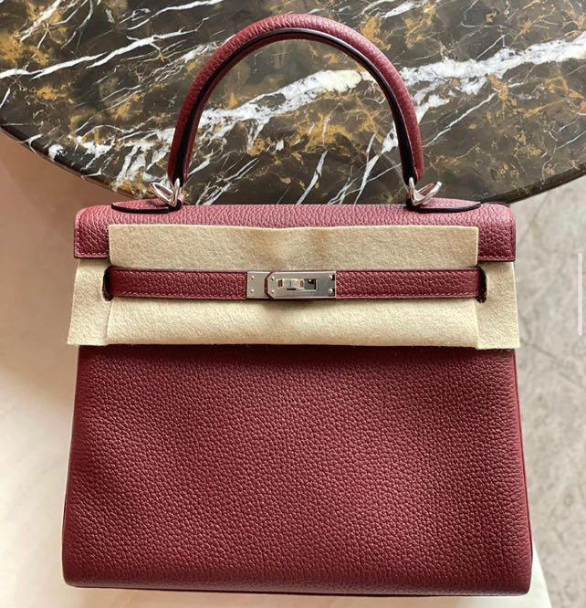 NEW Hermes Birkin 25 Sellier Rouge H Box Leather Phw, Luxury, Bags &  Wallets on Carousell