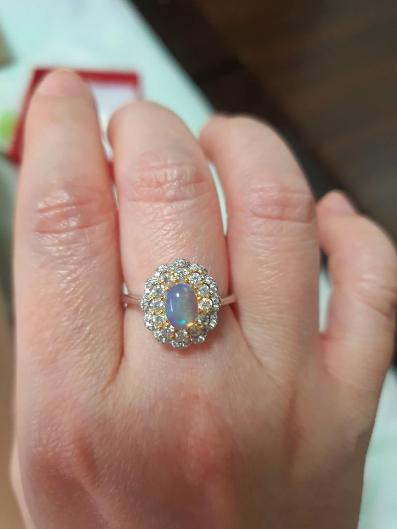 Pure best sale opal ring