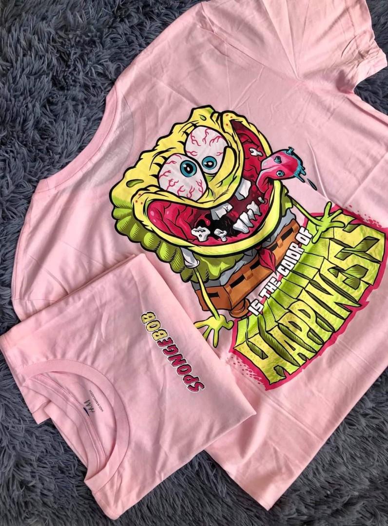 H\u0026M SPONGEBOB RARE SHIRT, Men's Fashion 