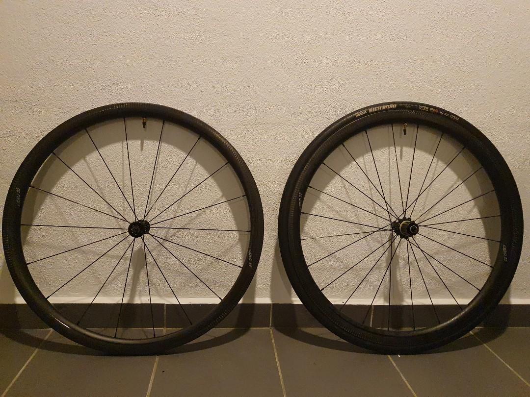 ICAN Aero 35mm Carbon Wheels Rim Brake Cema bearings Sports