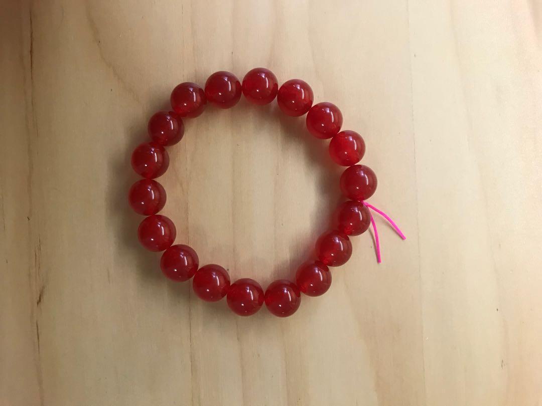 Red crystal bracelet outlet