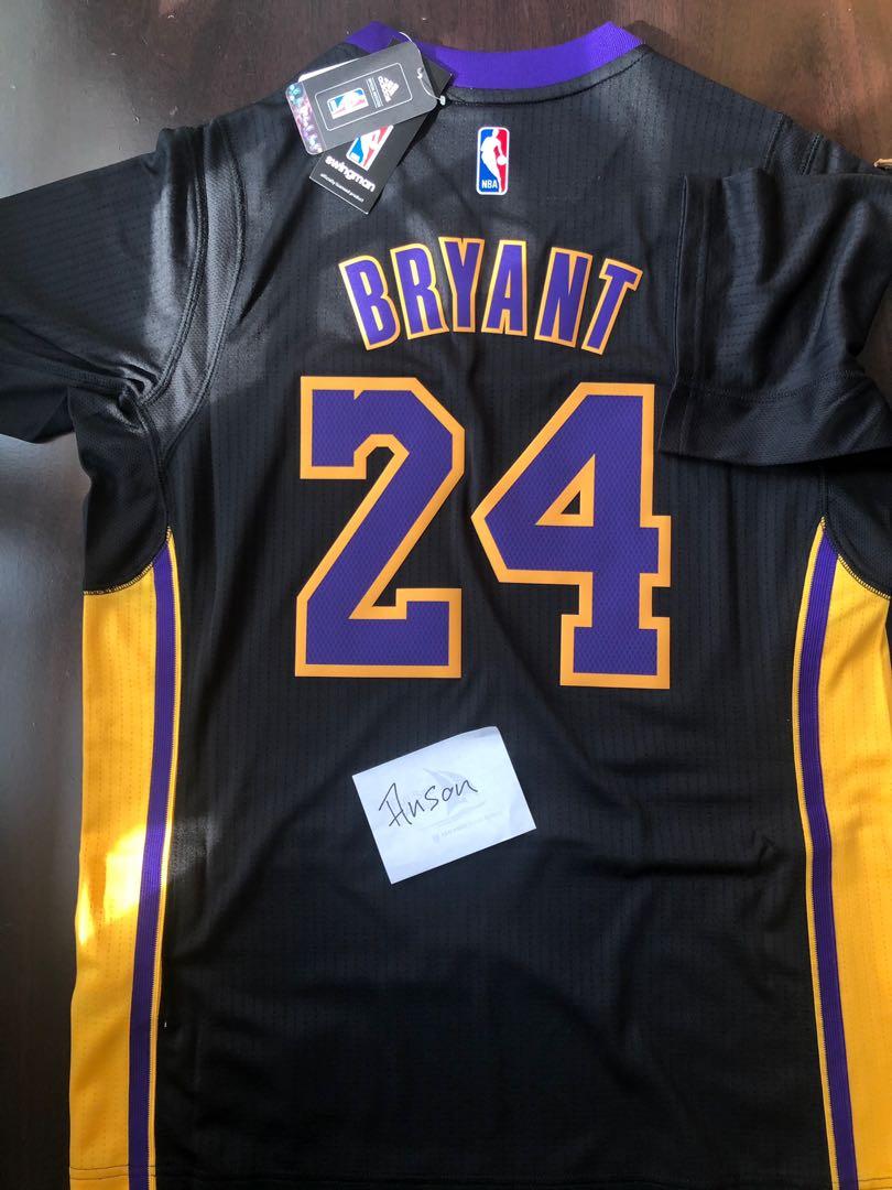kobe bryant hollywood nights jersey adidas swingman
