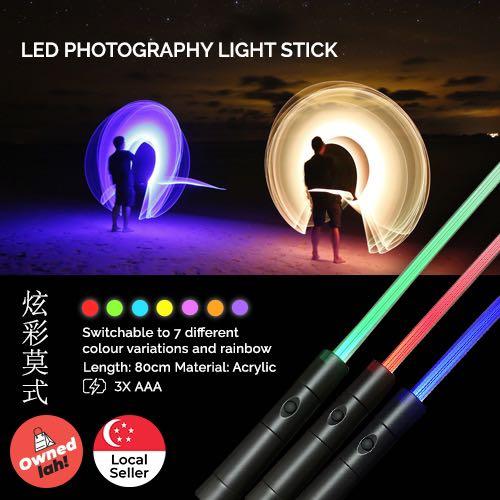 LED Photography Light Stick / Light Sabre / Glow Sticks / Digital Light