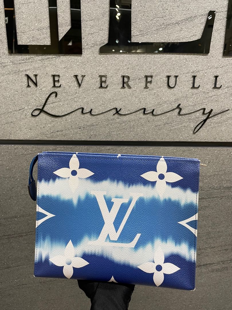 Louis Vuitton Victorine Wallet LV Escale Bleu in Coated Canvas/Cowhide  Leather with Silver-tone - US