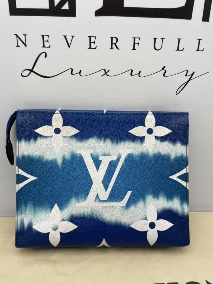 Louis Vuitton Toiletry Pouch 26 LV Escale Bleu in Coated Canvas