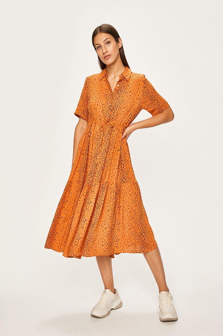 animal print shirt dress