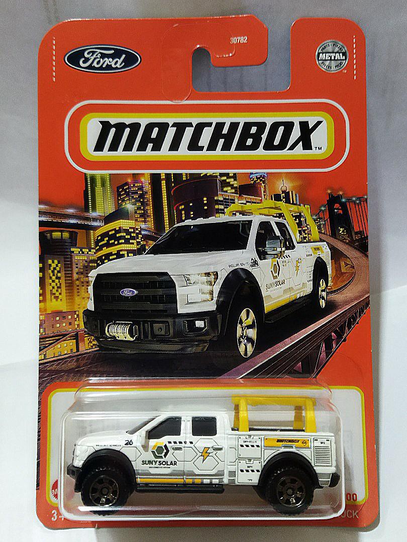 Matchbox 2021 /'15 Ford F-150 Contractor Truck 78//100 White Version