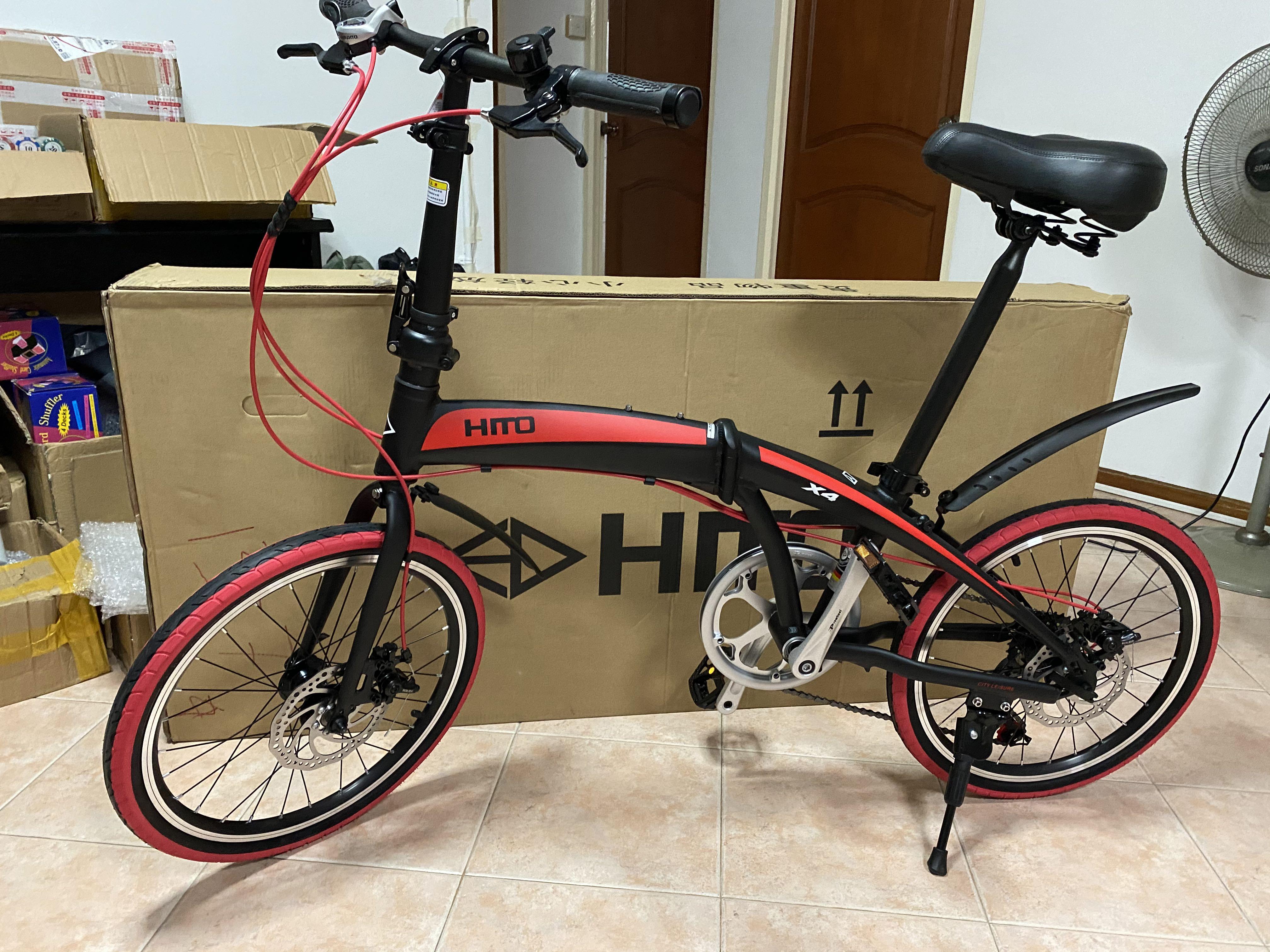 NEW SG SELLER HITO X4 20 7 Speed Folding Bike Foldable Bicycle LIMITED UNIT ONLY Sports Equipment Bicycles Parts Bicycles on Carousell