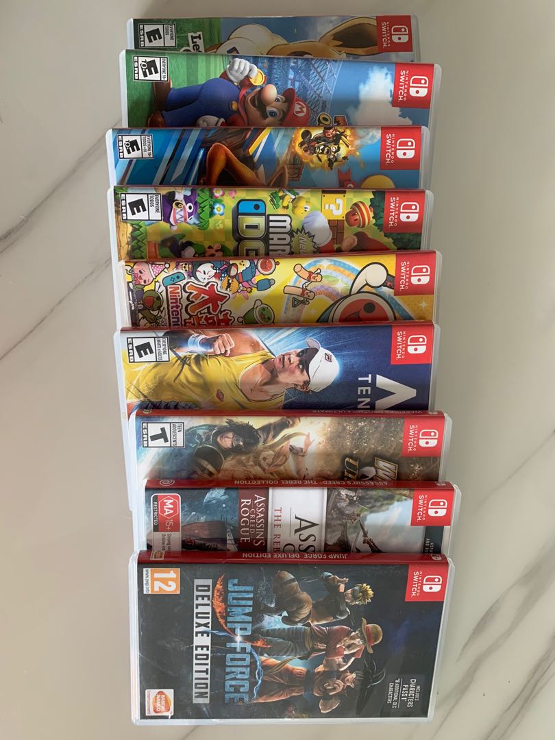 Nintendo top switch physical