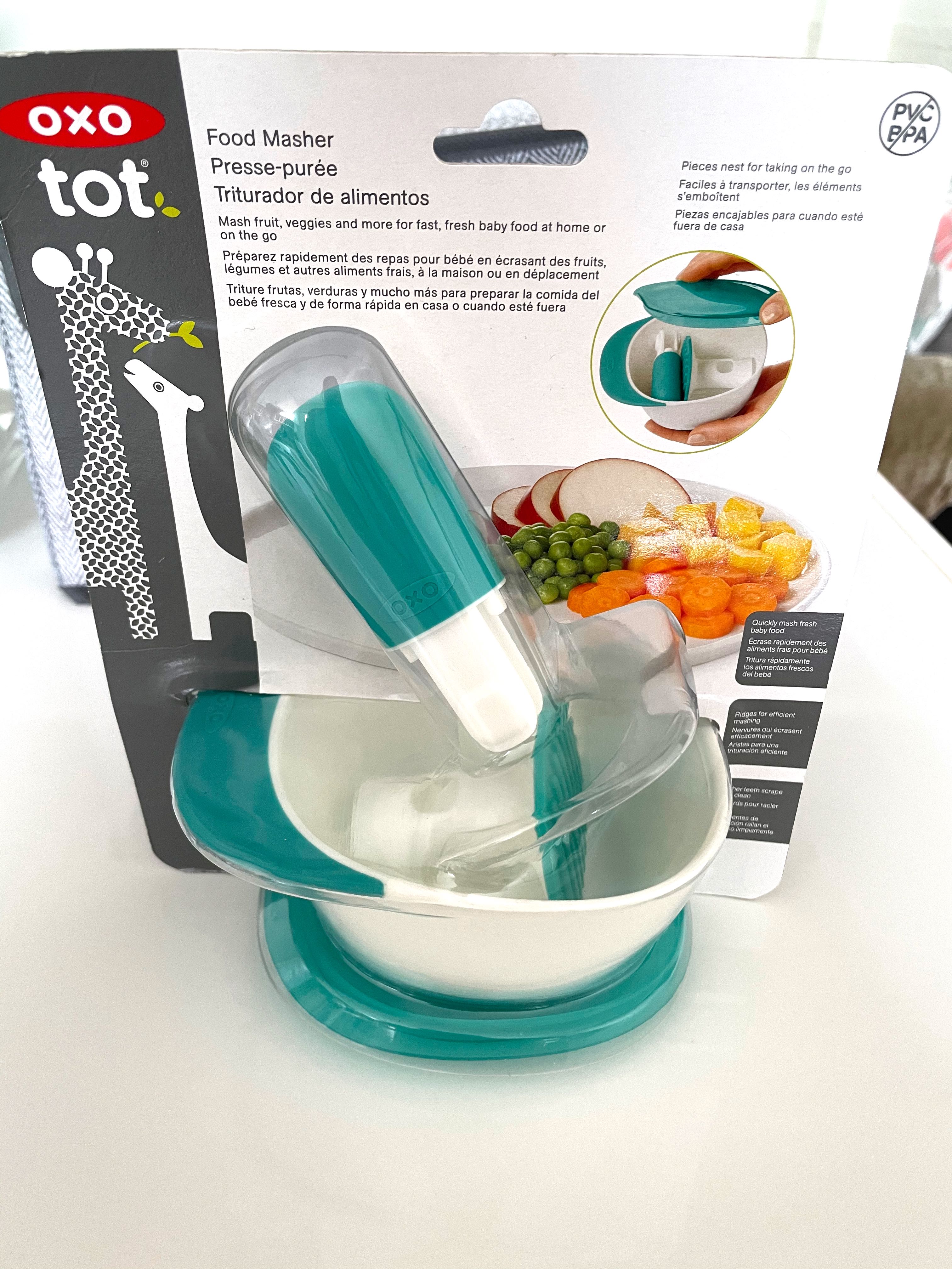 Oxo Tot Baby Food Masher Babies Kids Nursing Feeding Weaning Toddler Feeding On Carousell