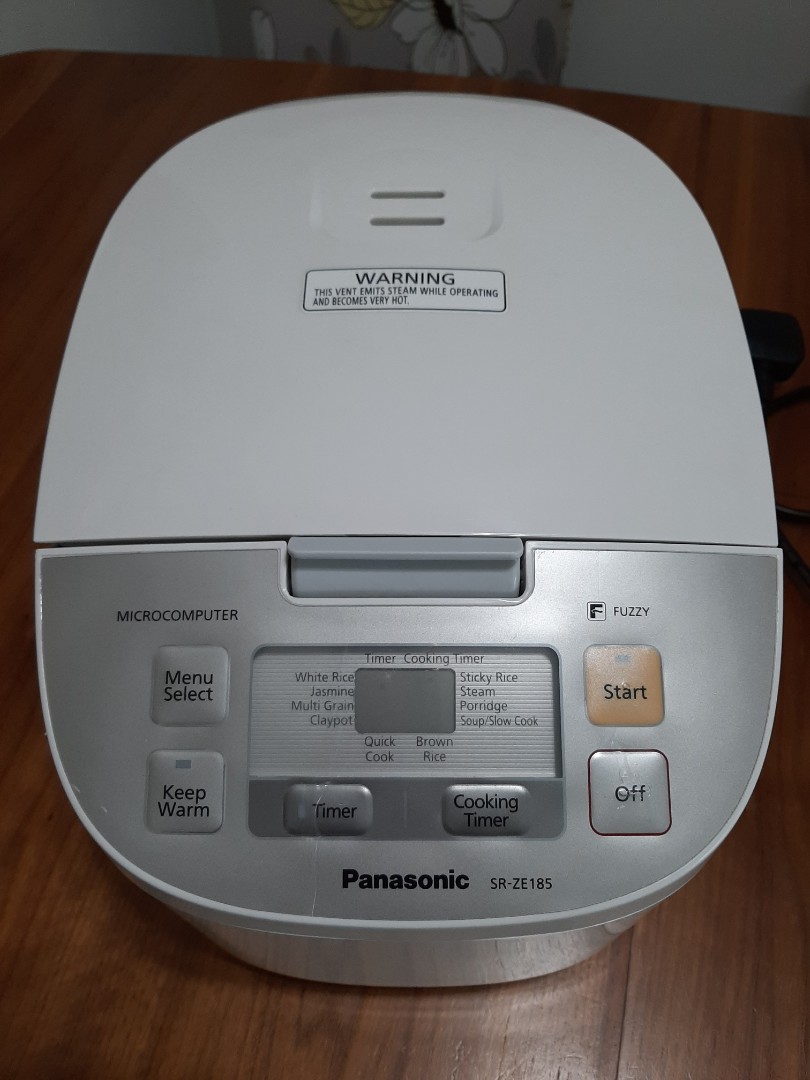 Panasonic Rice Cooker, SRZE185, TV & Home Appliances, Kitchen