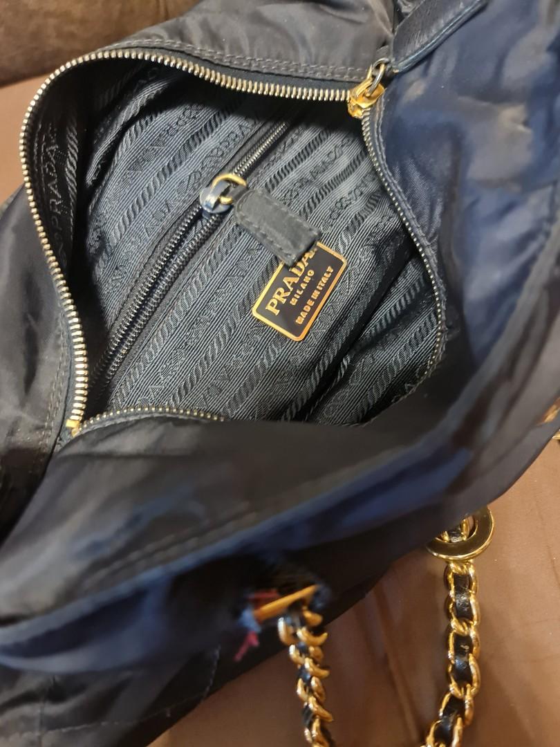 PRADA Chain bag NEEDS repair, Luxury, Bags & Wallets on Carousell