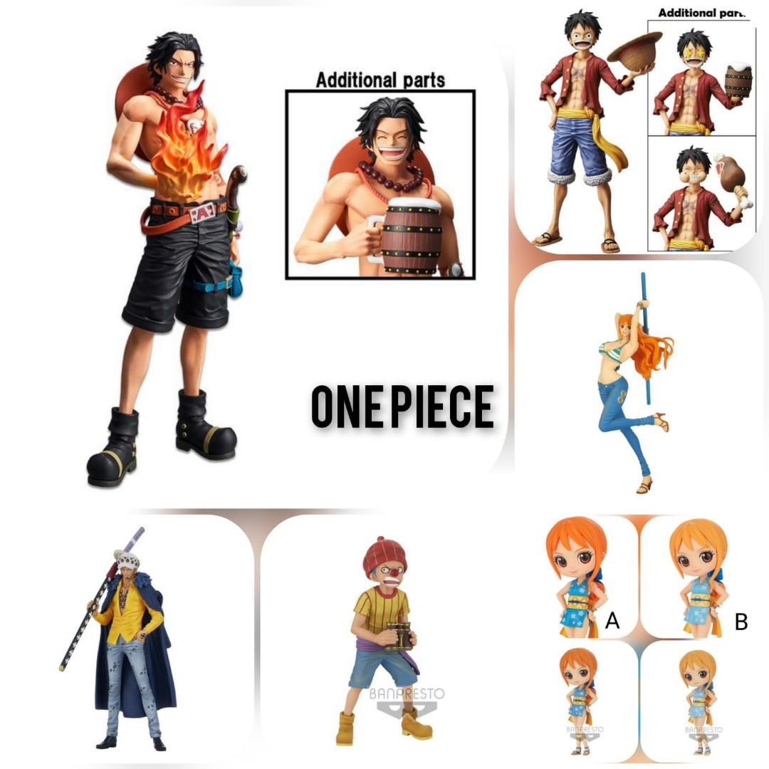 Pre Order Banpresto One Piece Grandista Nero Ace Luffy The Grandline Men Trafalgar Law Buggy Nami Qposket Hobbies Toys Toys Games On Carousell