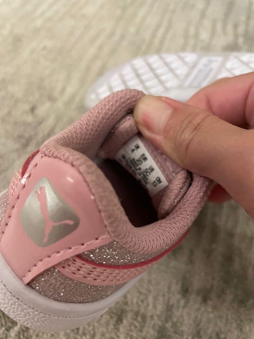 Puma pink glitter sneakers new arrivals