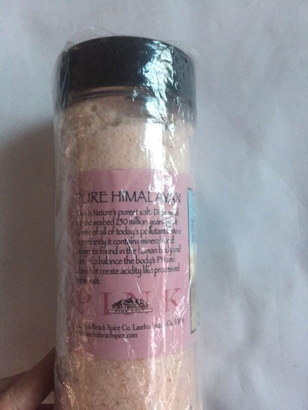 Pure Himalayan Ancient pink sea salt (Category: Spice & Seasoning) located in Pasay City. Submitted by redgiftshop (Listing ID 1083558430, Image 3). Description: 100% natural and untreated packed in the USA 481 gms product code: CL .