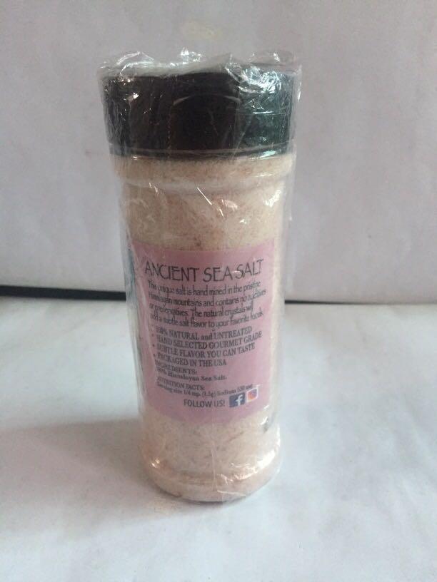 Pure Himalayan Ancient pink sea salt (Category: Spice & Seasoning) located in Pasay City. Submitted by redgiftshop (Listing ID 1083558430, Image 2). Description: 100% natural and untreated packed in the USA 481 gms product code: CL .