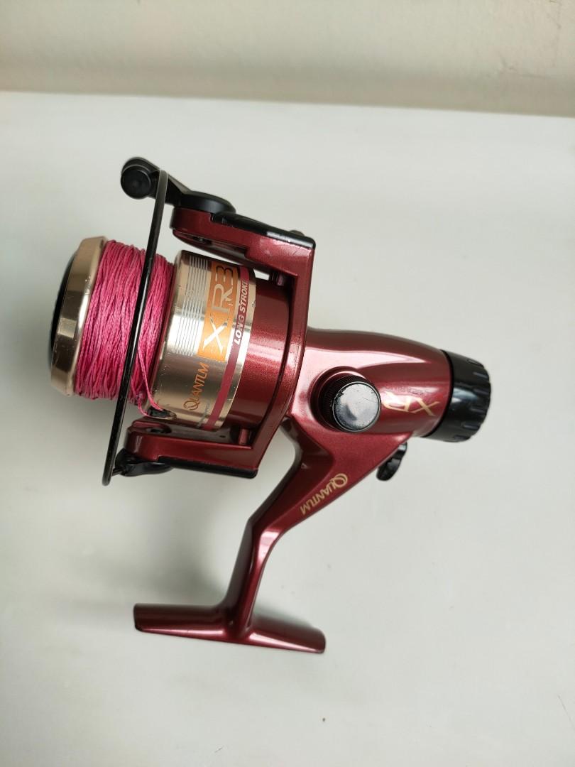 Zebco Quantum, Other, Zebco Quantum Xr6 Long Stroke Spinning Fishing Reel  Vintage Red