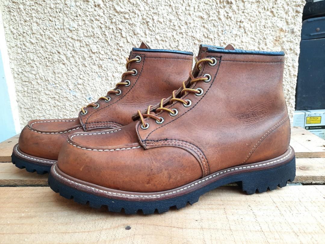 Red Wing 8147 Vibram Lug Sole Moc Toe Redwing