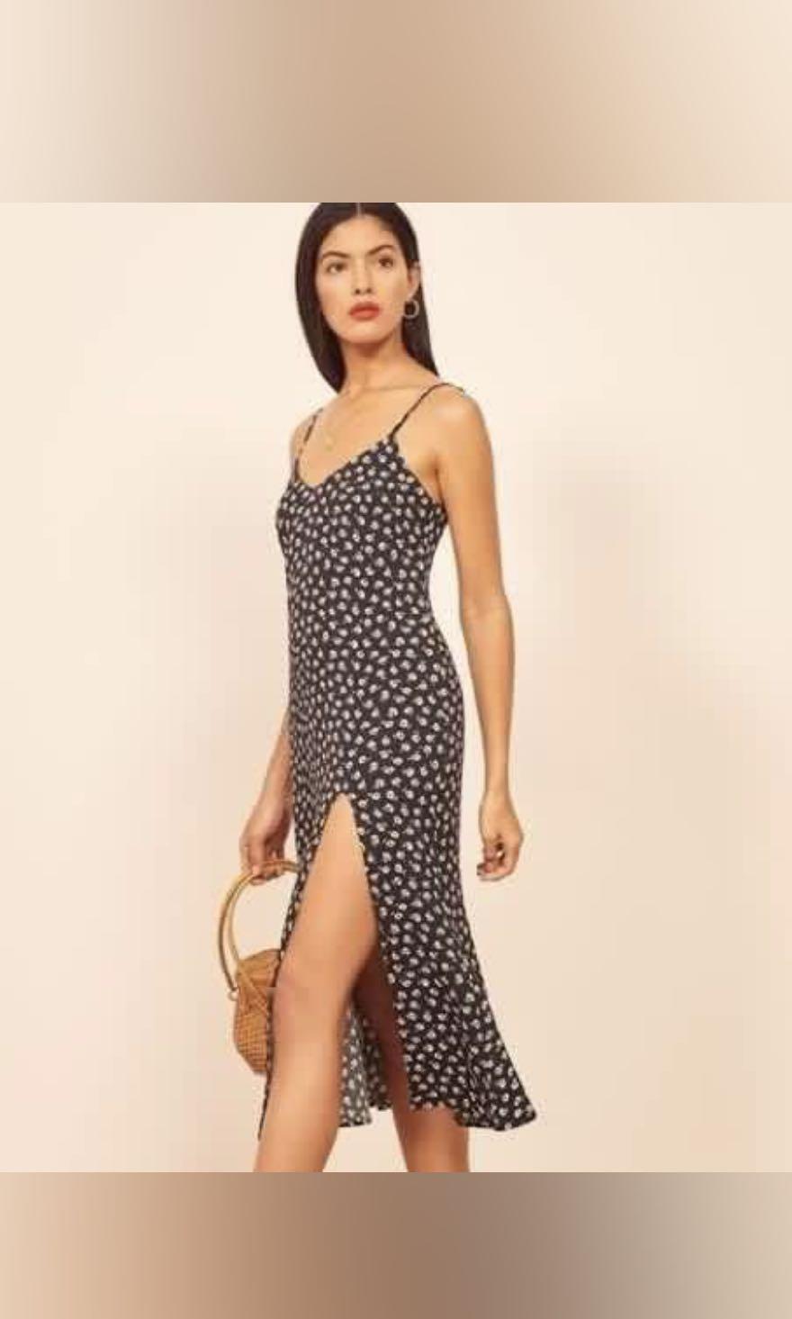Reformation Crimini Dress in Brandy Women s Fashion Tops Sleeveless on Carousell