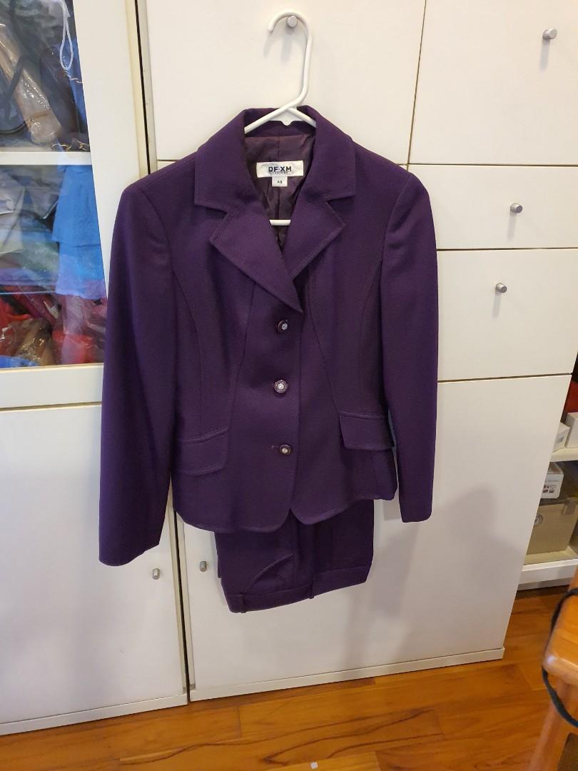 royal purple suit jacket