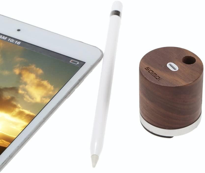 SAMDI Apple Pencil Stand Wooden Mini Charger Stand Holder for Apple