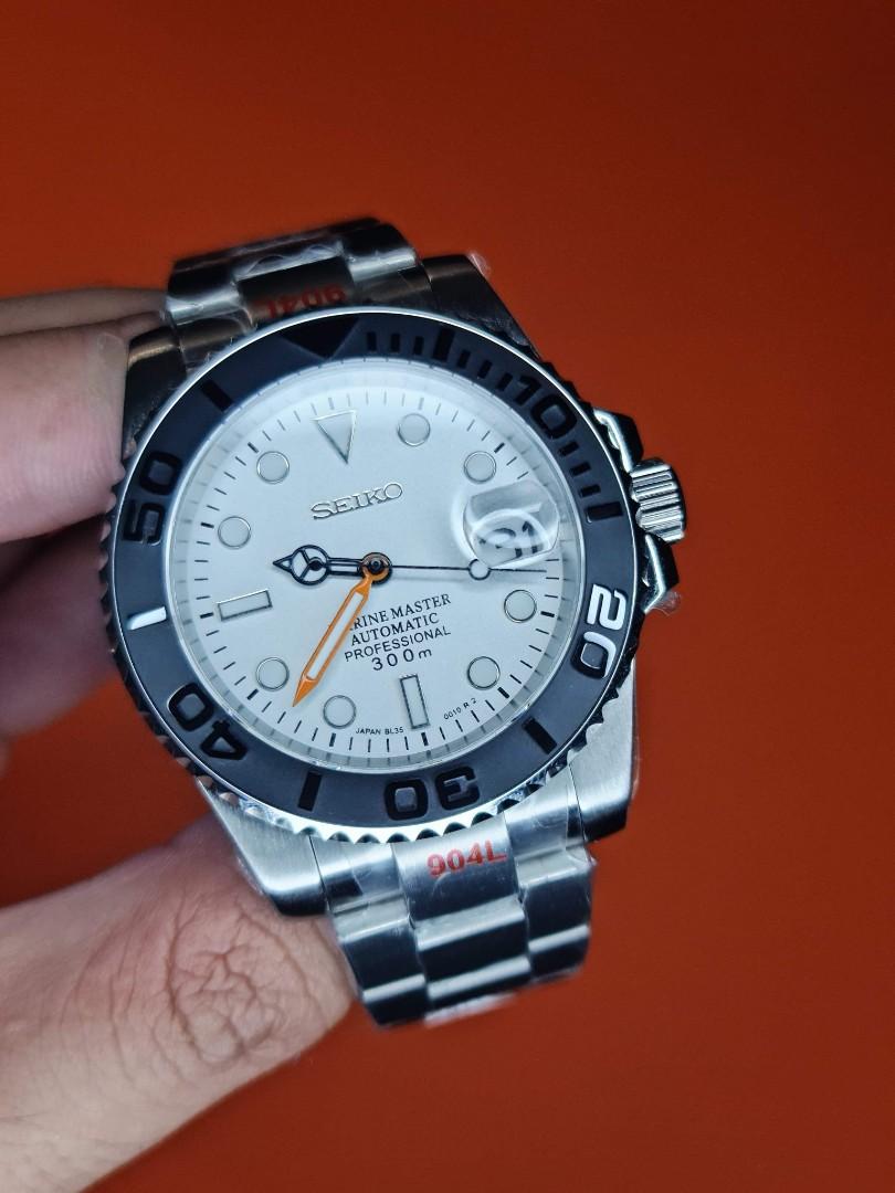 Seikolex Homage Mod 40mm (Category: Luxury Watches) located in Manila. Submitted by markwrist07 (Listing ID 1083451065, Image 1). Description: New designs to be added into our collections! Seikolex Submariner and Yachtmaster with a touch of explorer 2 -Black Submariner -Black Carbon Submariner -Black YachtMaster -Silver Yachtmaster 15,000 Pesos PM us for orders!.