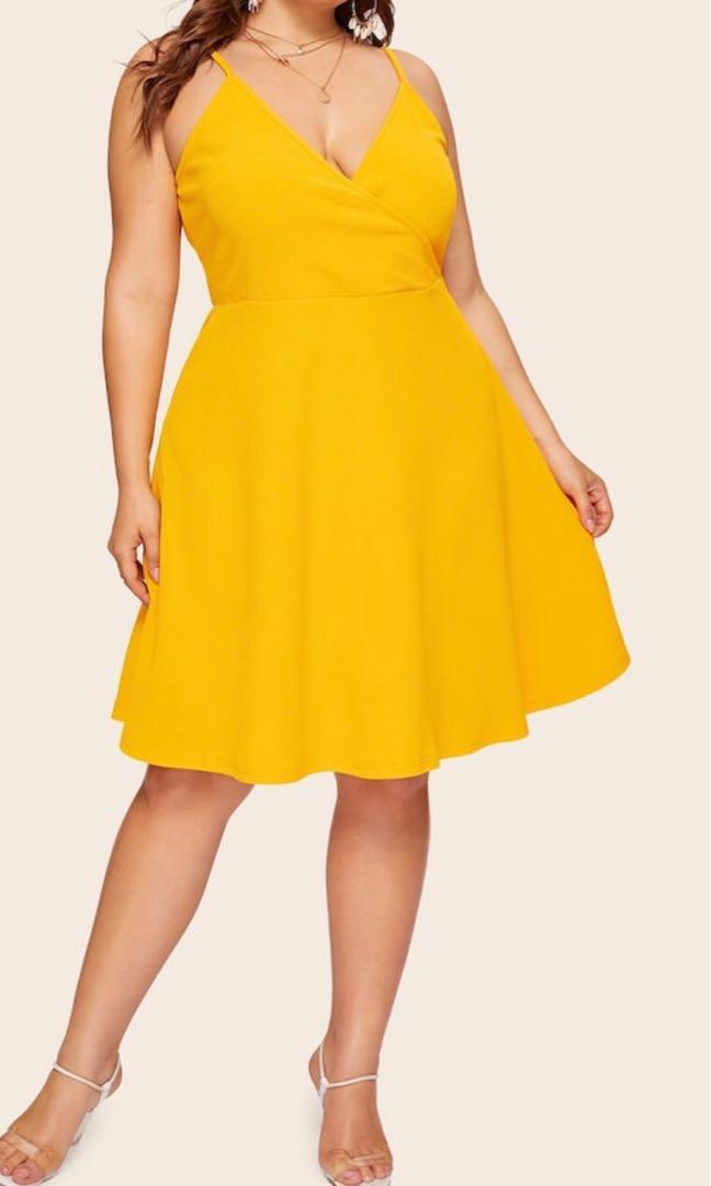 surplice cami dress