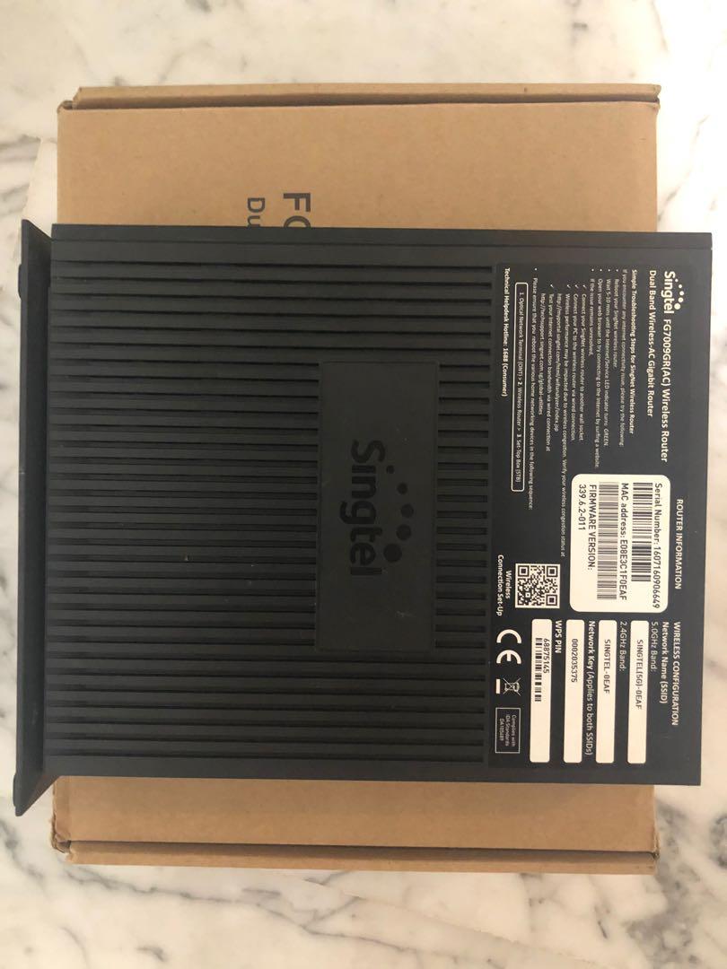 Singtel router, Computers & Tech, Parts & Accessories, Networking on ...