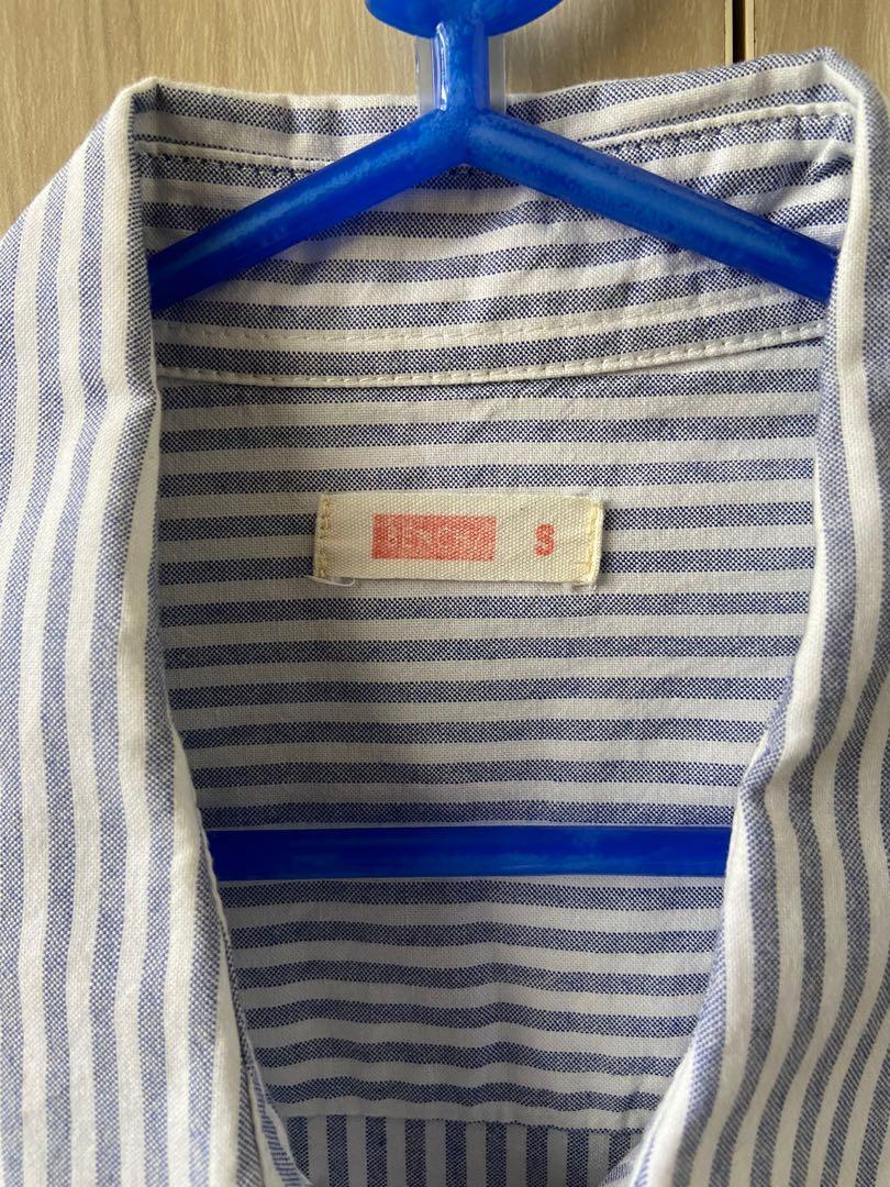 Striped Longsleeve Polo (Category: Formal Shirts) located in Quezon City. Submitted by argomda (Listing ID 1083461062, Image 2). Description: Selling this striped longsleeve from bench Great condition — 9/10 no issues Size S mens DIMENSIONS: 27.5 in (length) x 18.5 (width) x 24.5 in(m (sleeve length) RFS: decluttering Payment vis gcash or COD via lalamove Item is in TOMAS MORATO area QC.