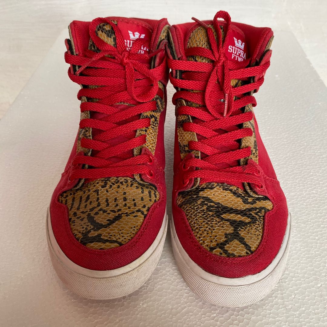 supra red sneakers