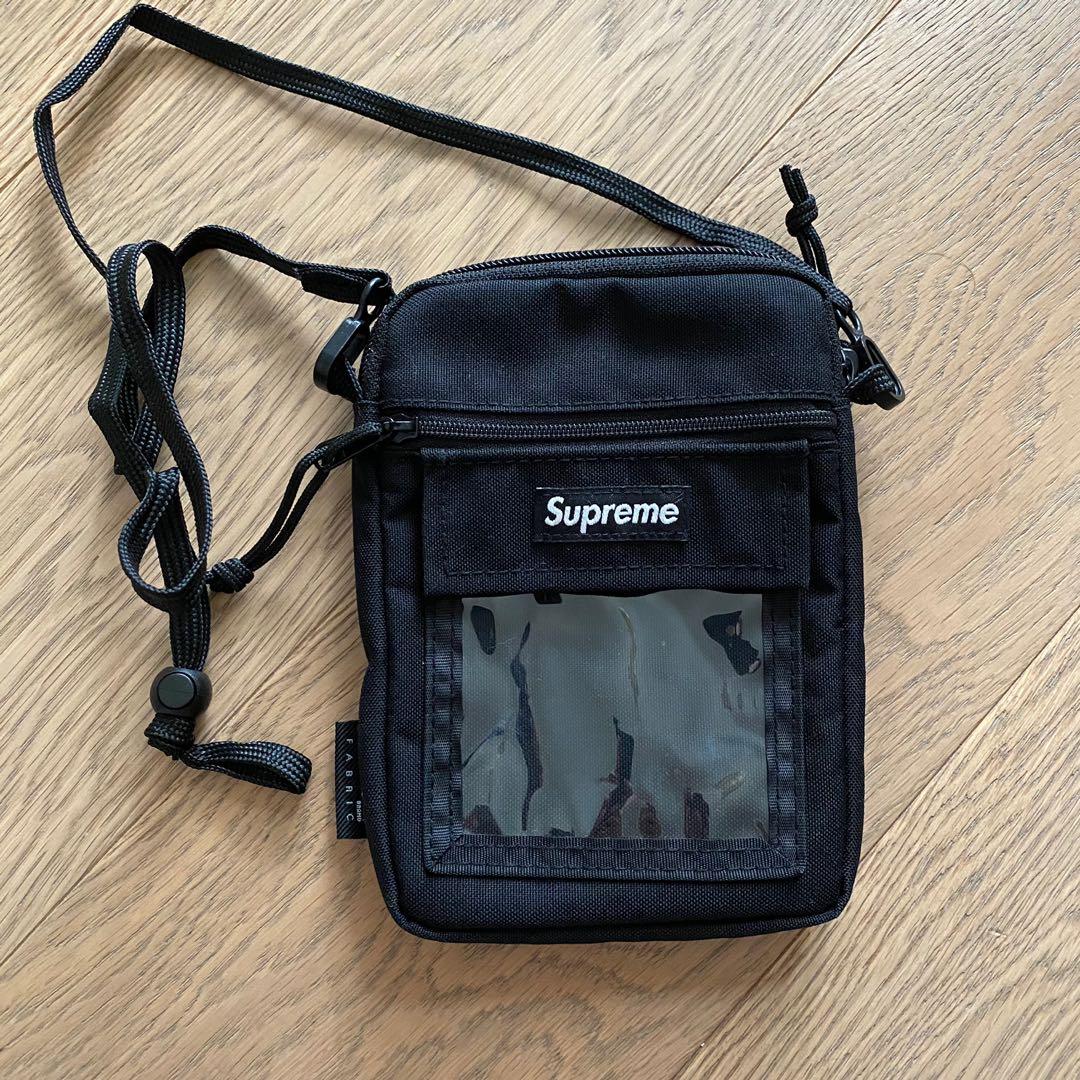 Supreme Utility pouch SS19 Black, 男裝, 袋, 腰袋、手提袋、小袋