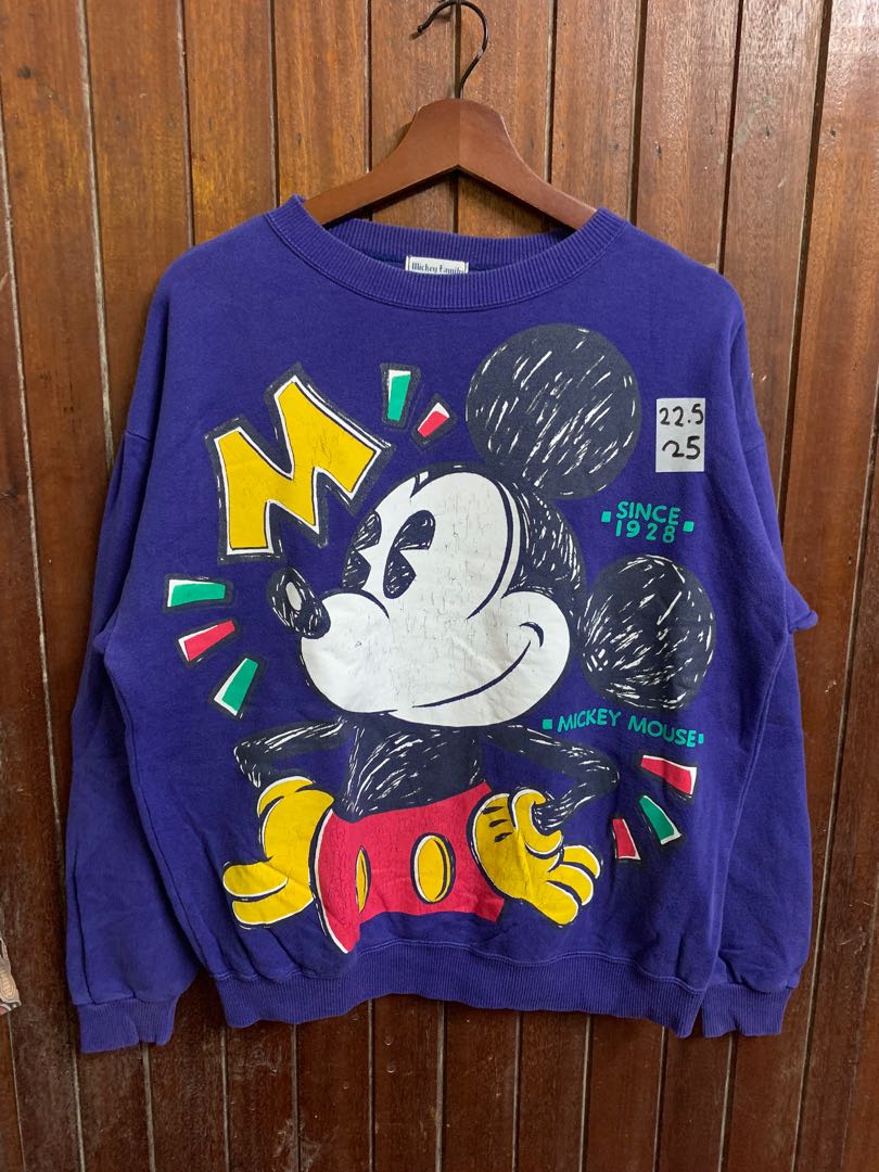 mickey sweatshirt vintage