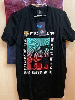 全新西班牙巴塞隆納足球隊T-shirt（附袋子）