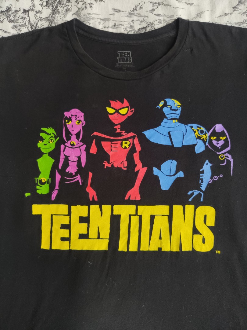 Teen Titans Shirt, Men's Fashion, Tops & Sets, Tshirts & Polo Shirts on  Carousell