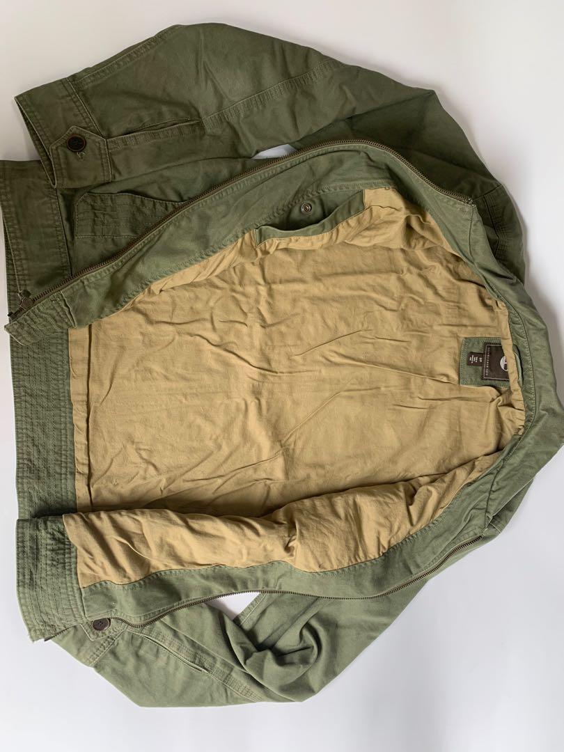 timberland olive green jacket