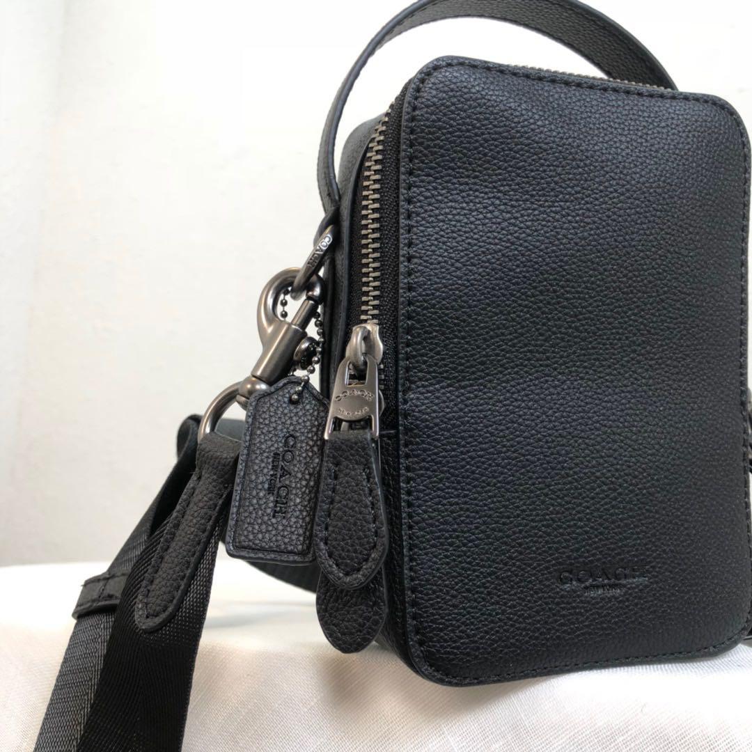 TOP HANDLE CROSSBODY IN SIGNATURE CANVAS (COACH C3146), Men's Fashion