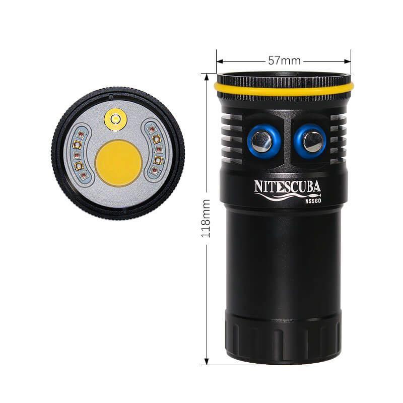 Underwater macro video light Nitescuba NSS60 dive torch (Category: Lighting & Studio Equipment) located in Zamboanguita. Submitted by andreysavin (Listing ID 1083599708, Image 3). Description: For underwater video and photo Nitescuba NSS60, used, original case Payment Metrobank / BDO / Paypal Shipping LBC / Phil post / J&T I have 2 pcs for sale. Also I have NSV60 for sale All my gears for sale https://bit.ly/42RbCdm Used, 100% working, good condi