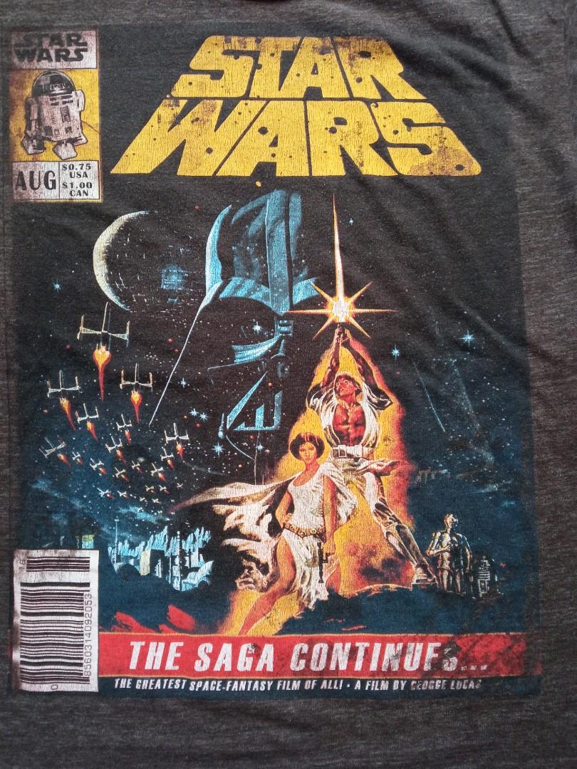 Star Wars - Vintage Poster Acid Wash - T-Shirt