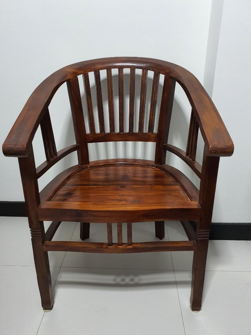 Single best sale wooden chair